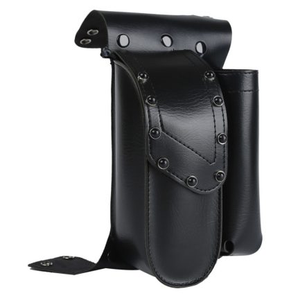 Motorcycle Black Crash Bar Saddlebag Guard Bag With Water Bottle Holder For Harley