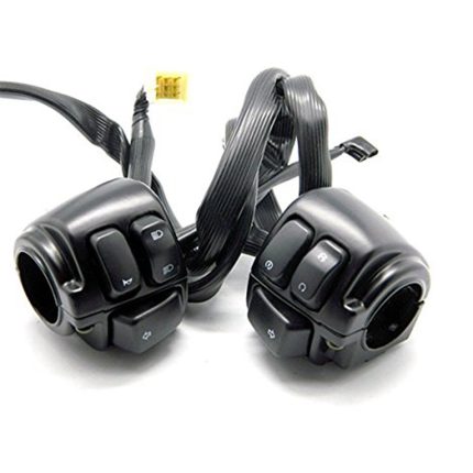Motorcycle Horn Turn Signal Headlamp Black