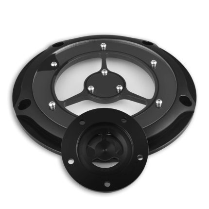 Motorcycle Derby Cover Black