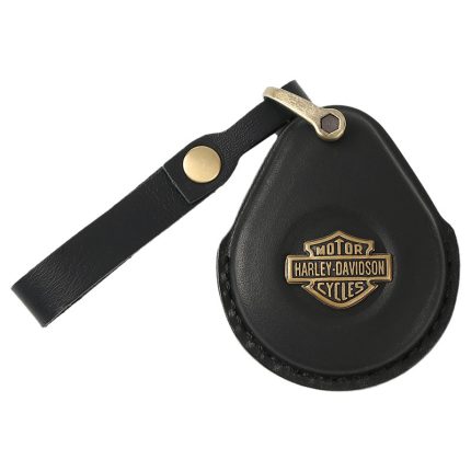 Leather key chain with buckle and leather cover Dimensions for Harley Davidson Proximity sensor key