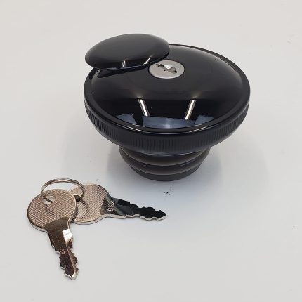 Gloss Black Locking Gas Cap