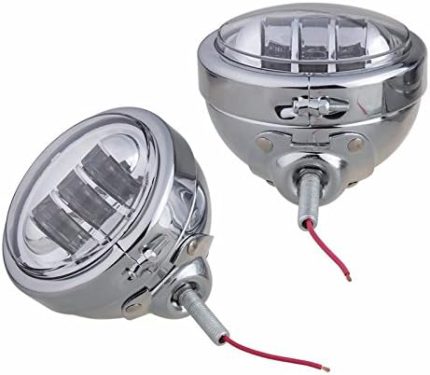 4.5 inch Fog Light and 2 Pcs Fog Light Holder for Motorcycle