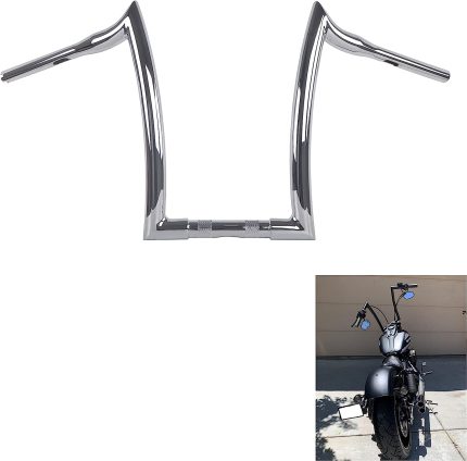 14 INCH FAT Handlebar for Harley Road Crome