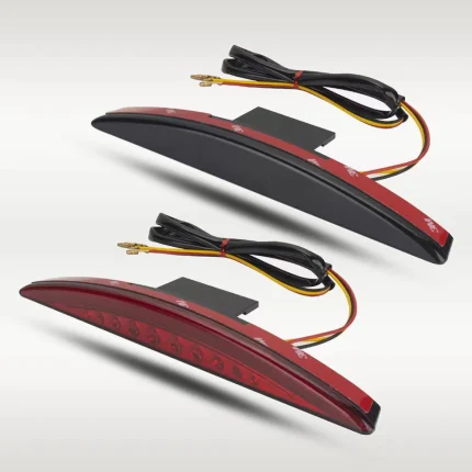 LED Brake Taillight Rear Fender Tip Tail Light Red/Smoke Lens for Harley