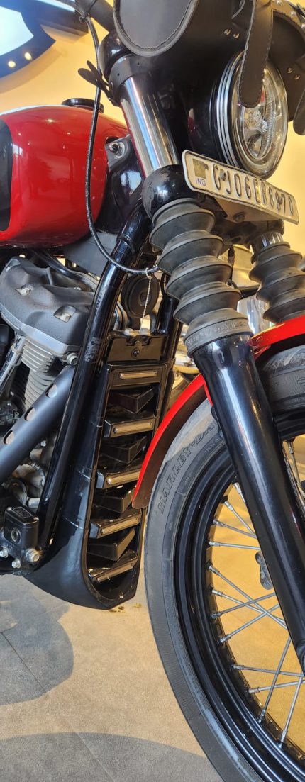 Motorcycle Front Chin Fairing Spoiler Assembly for Harley