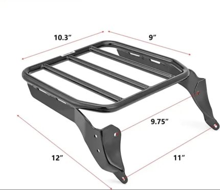 Sissy Bar Backrest Rear Luggage Rack For Harley Davidson