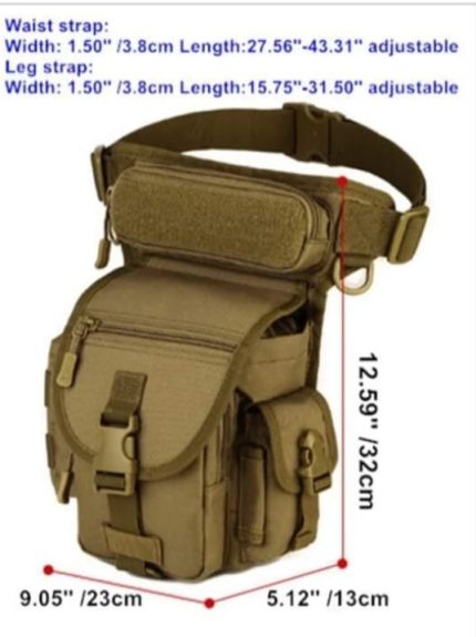 Leg Bag Waist Packs Brown