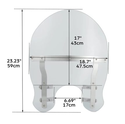 clear windshield for harley davidson