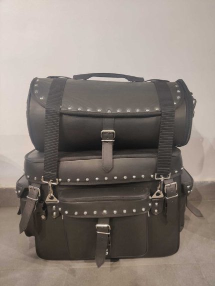 TRAVEL BAG WITH DUFFLE BAG WITH STUDS,WEATHER RESISTANT