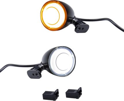 Motorcycle Running Lights Compatible with Harley