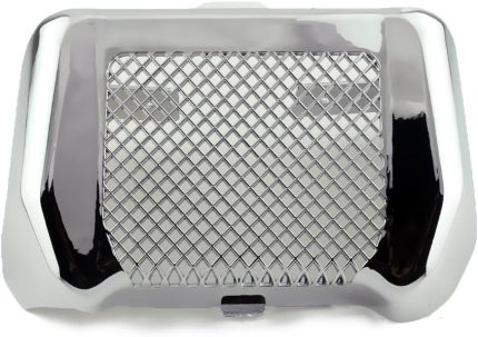 Motorcycle Oil Cooler Cover Plastic Guard with Bracket Fit for Harley