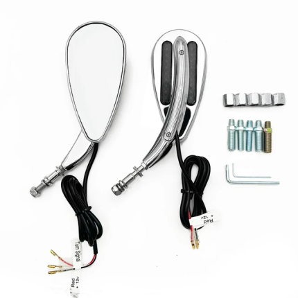 LED Turn signals side mirrors fit for harley davidson