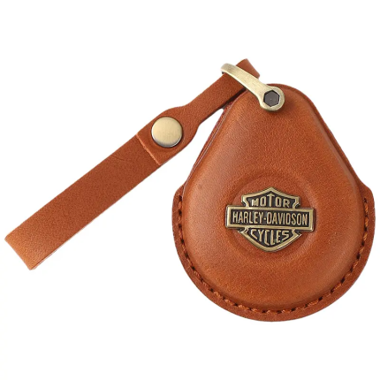 Leather Key Fob cover for Harley Davidson S