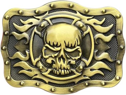 Hell Ghost Skull Belt Buckle