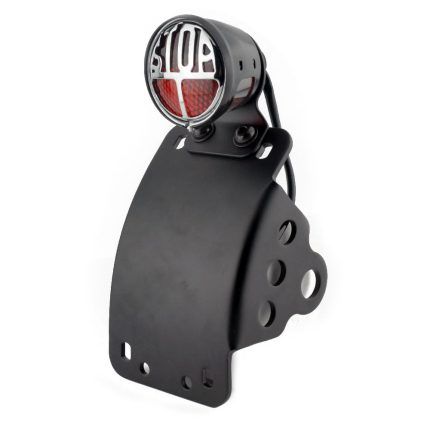Motorcycle Old School Brake Tail Light Rear Side Mount