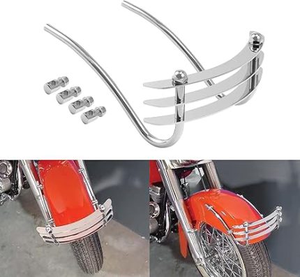 Motorcycle Front Fender Trim Bumper Grill Fit for Harley