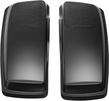 Black Matt 6x9 Saddlebag Speaker Lids Fit For Harley Touring 2014-23
