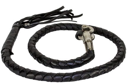 Black Get Back Whip cloth material Motorcycle Accessories