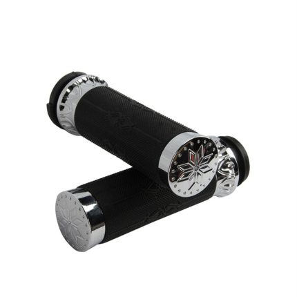 Hand Grips for Harley Davidson Aluminum + Rubber Black Handle with Throttle Controls
