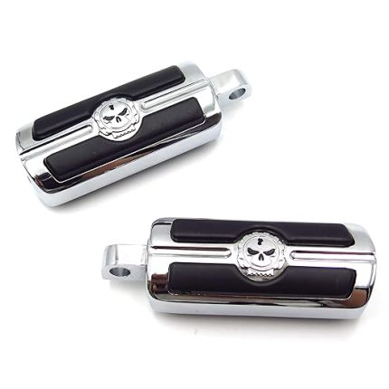 Skull Footpegs Motorbike Highway Footrest for Harley Davidson Dyna Touring Softaile sportster