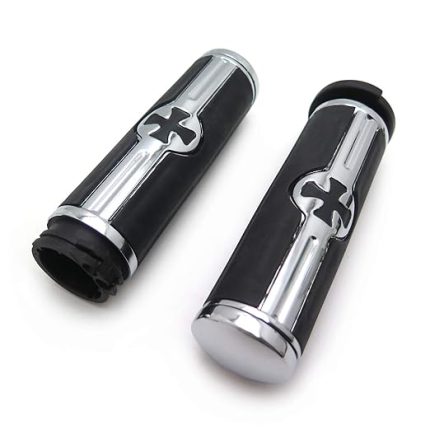 Handlebar Cross grips Compatible with Harley davidson sportster,dyna and softails-15
