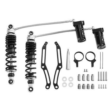 TCMT Remote Reservoir Rear Suspension Shocks Fit For Harley Touring 14-23.5
