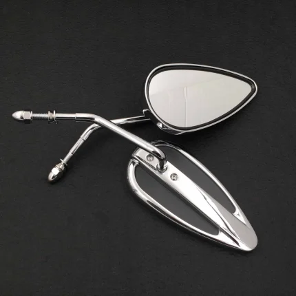 8mm H-D Teardrop Mirror For Harley Davidson Sportster Low Glide Softail