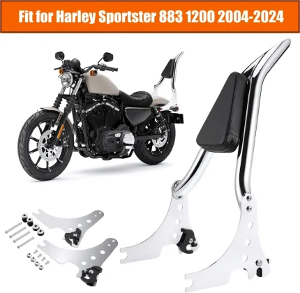 22 Motorcycle Sissy Bar for Harley Sportster, Chrome