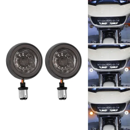 LED Turn Signal Indicator Lights for Harley Touring Softail Dyna Sportster - Front