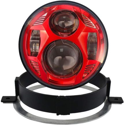5-3/4 5.75 Inch LED Motorcycle Headlight Headlamp Projector for Harley Davidson 883 Sportster