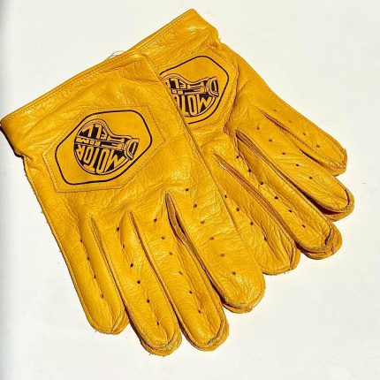 Vintage Leather Motorcycle Gloves