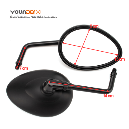 Motorcycle Mirrors Chrome Black Rear View for Indian Chief Classic Chief Vintage