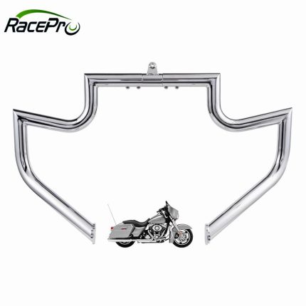 pointed Style Crash Bar Engine Guard Highway Bar for Harley Touring Road 09-23