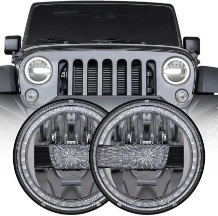 7 Inch Headlight Motorcycle DOT EMARK LED Headlight With DRL High Low Beam for Harley